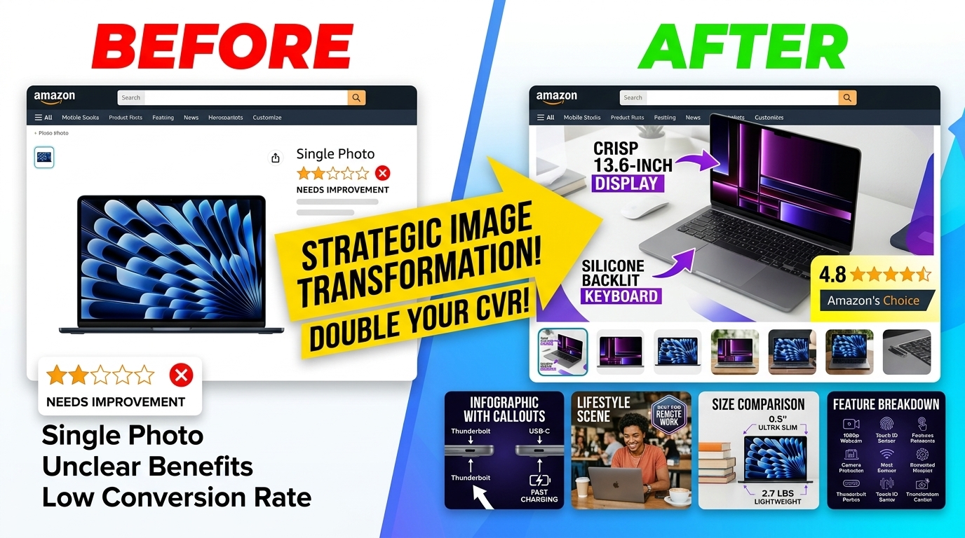 Amazon Before and After Images: How to Double Your Conversion Rate with Strategic Photo Comparisons