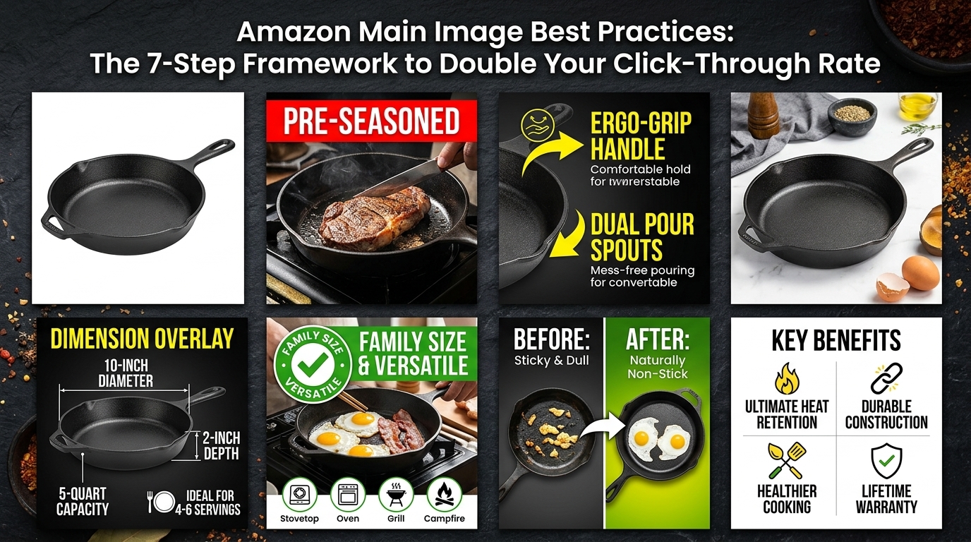Amazon Main Image Best Practices: The 7-Step Framework to Double Your Click-Through Rate