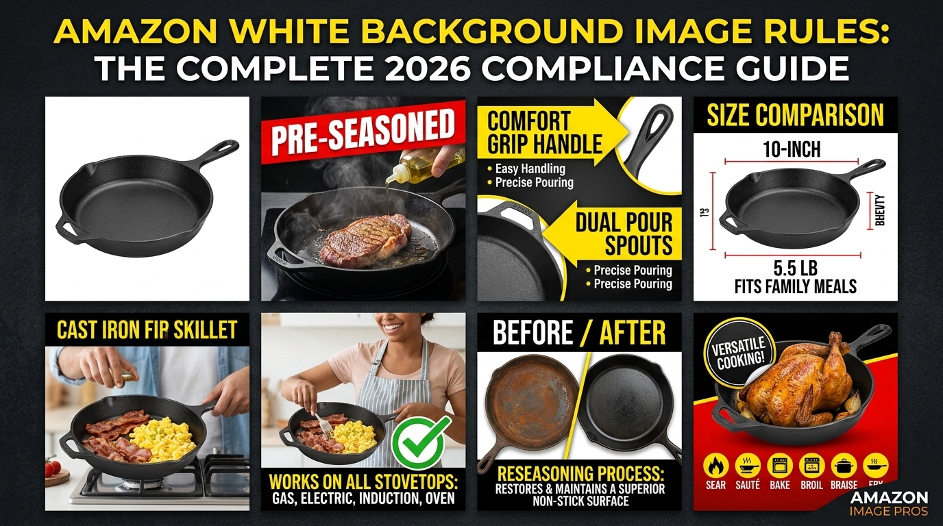 Amazon White Background Image Rules: The Complete 2026 Compliance Guide