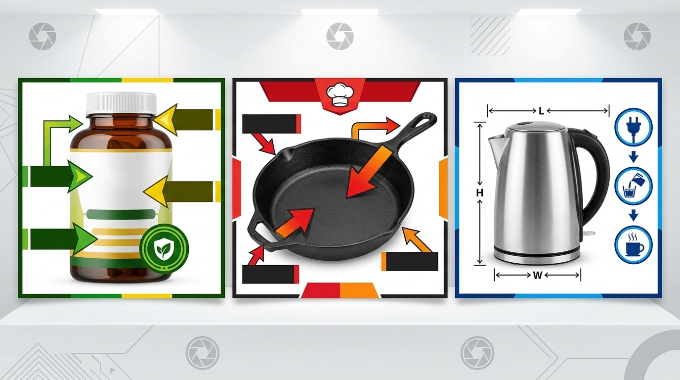 Amazon listing image design for diy amazon product photography setup