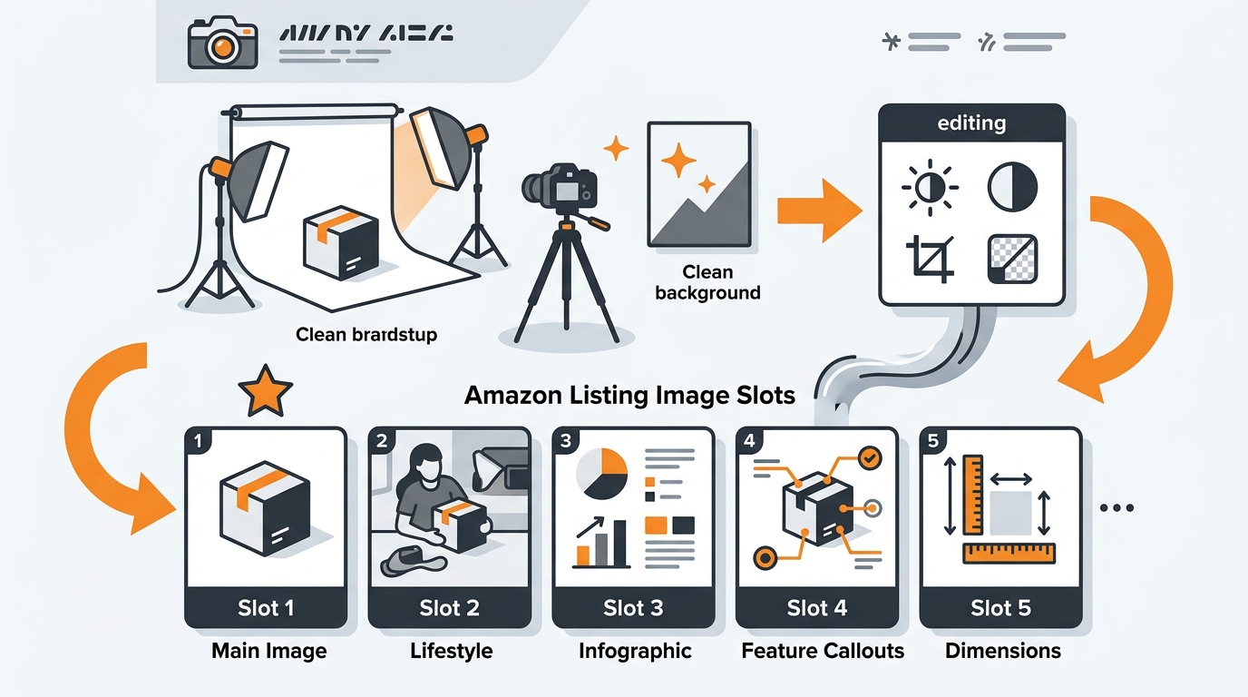 Visual guide to diy amazon product photography setup