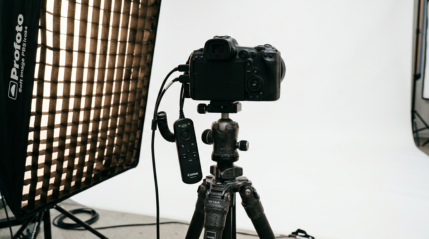 Studio equipment for product photography