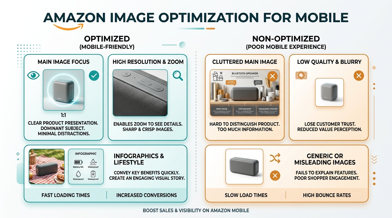 Visual guide to amazon image optimization for mobile
