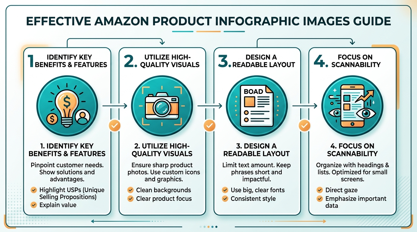 Visual guide to amazon infographic images guide