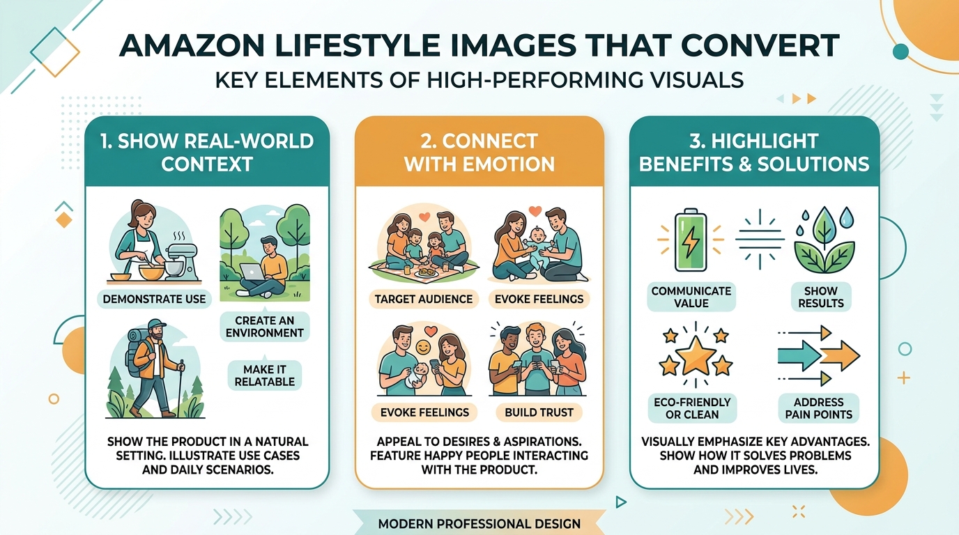 Visual guide to amazon lifestyle images that convert