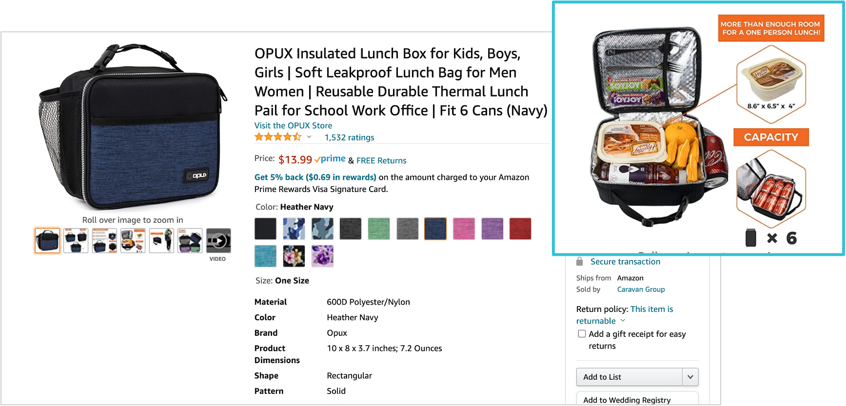 Amazon listing example for amazon product photography equipment list