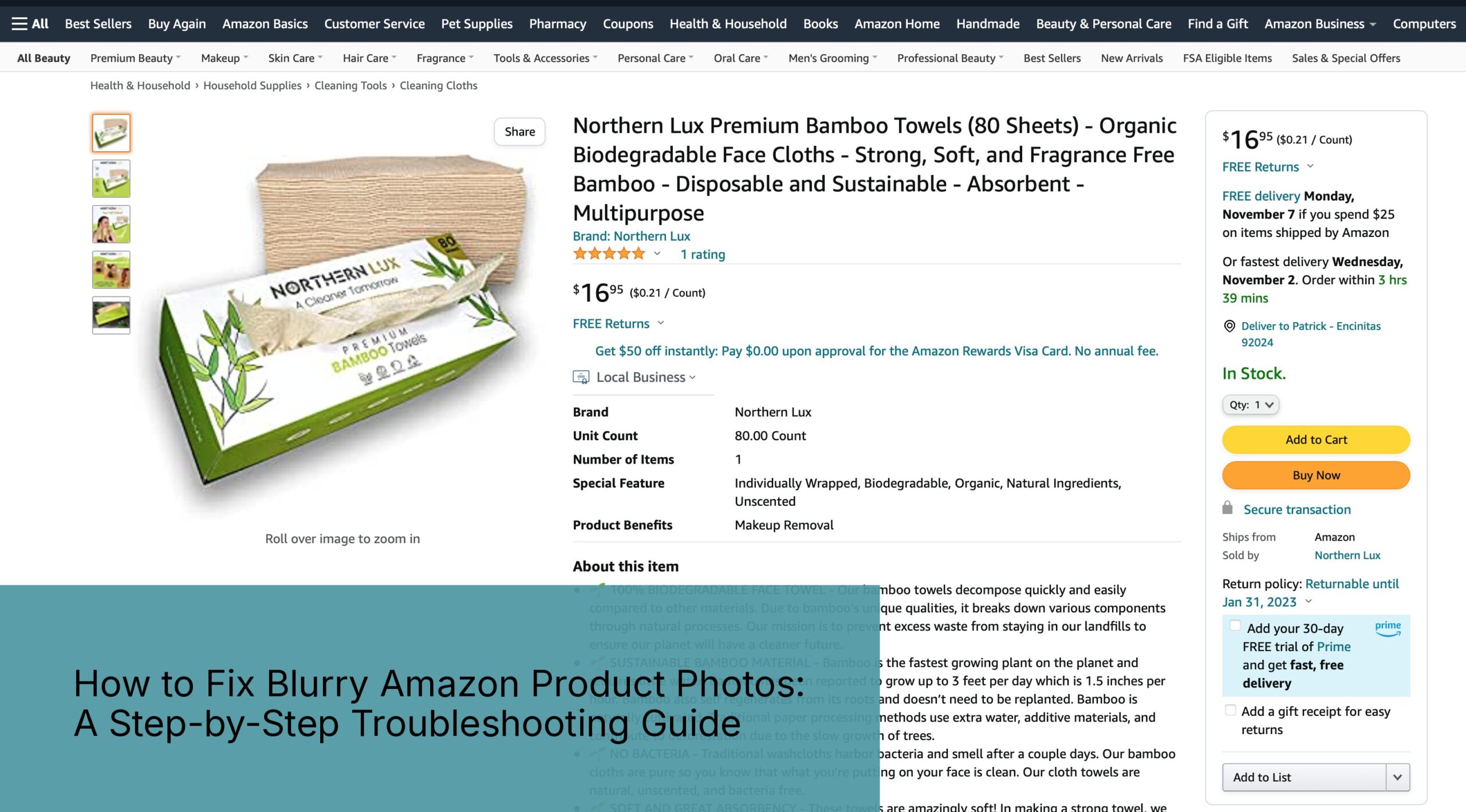 How to Fix Blurry Amazon Product Photos: A Step-by-Step Troubleshooting Guide
