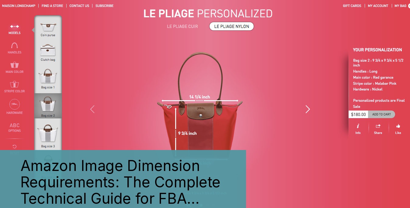 Amazon Image Dimension Requirements: The Complete Technical Guide for FBA Sellers