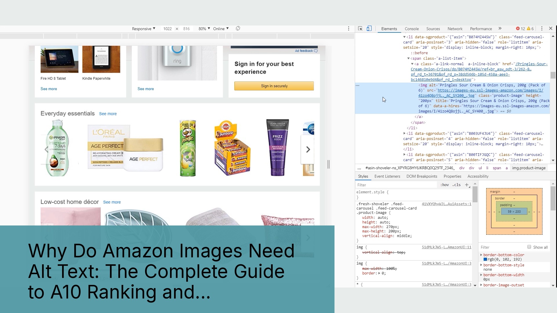 Why Do Amazon Images Need Alt Text: The Complete Guide to A10 Ranking and Accessibility